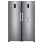LG Upright Refrigerator 313 Litres GR-F501ELDZ, Large Capacity, Thinner Insulation, Energy Efficiency