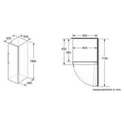 Bosch Upright Freezer 255 Litres GSN36NW30M