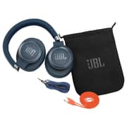 JBL LIVE 650BTNC Wireless Over-Ear Noise-Cancelling Headphone Blue