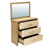 UK Dressing Table With Mirror Oak