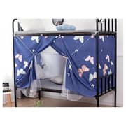 Bunk Bed Lower Deck Curtain 1pc Butterfly Design