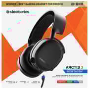 SteelSeries Arctis 3 Bluetooth Wireless/Wired Gaming Headset Black (2019 Edition)