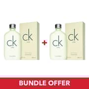Calvin Klein One EDT Unisex 200mlx2 Bundle Offer