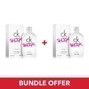 Calvin Klein One Shock EDT Women 100mlx2 Bundle Offer