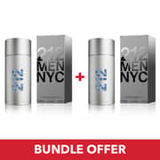 Carolina Herrera 212 EDT Men 100mlx2 Bundle Offer