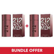 Carolina Herrera 212 Sexy EDT Men 100mlx2 Bundle Offer