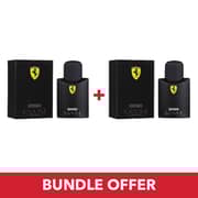 Ferrari Scuderia Black EDT Men 125mlx2 Bundle Offer