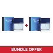 Guess Secuctive Blue EDT Men 100mlx2 Bundle Offer