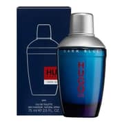 Hugo Boss Dark Blue Eau De Toilette For Men 75ml Pack of 2 - Bundle Offer