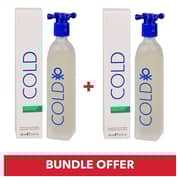 United Colors Of Benetton Cold EDT Men 100mlx2 Bundle Offer