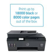 HP Smart Tank 615 Wireless, Print, Copy, Scan, Fax, Automated Document Feeder, All In One Printer, Print up to 18000 black or 8000 color pages - Black [Y0F71A]
