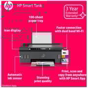HP Smart Tank 515 Printer Wireless, Print, Scan, Copy, All In One Printer, Print up to 18000 black or 8000 color pages – Black [1TJ09A]