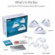 Asus LYRA Trio AC1750 Whole-Home Hub Mesh Wi-Fi System 3Pack