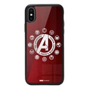 Marvel Avengers Character Logos iPhone XS Cover