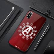 Marvel Avengers Character Logos iPhone XS Cover