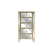 Pan Emirates Dubai Collection Chest Of 5 Drawer Silver