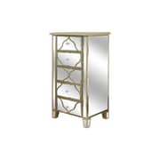 Pan Emirates Dubai Collection Chest Of 5 Drawer Silver