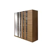 Pan Emirates Alfano 2 Door Sliding Wardrobe Walnut