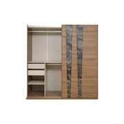 Pan Emirates Alfano 2 Door Sliding Wardrobe Walnut