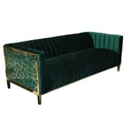 Pan Emirates Sakhalin 3 Seater Sofa Green