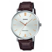 Casio MTP-VT01L-7B2UDF Enticer Analog Leather Watch For Men
