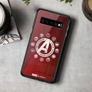 Marvel Avengers Character Logos Samsung S10 Cover