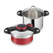 تيفال TFP4635331 مجموعة كليبسو مينت 4 قطع طقم طناجر ضغط سهل