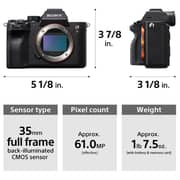 Sony Alpha a7R IV Full Frame Mirrorless Camera Body Black - ILCE7RM4