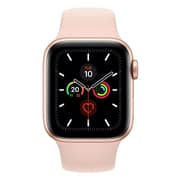 Apple Watch Series 5 GPS 40mm Gold Aluminium Case with Pink Sand Sport Band