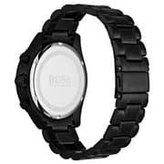 Hugo Boss 1513675 Trophy Quartz Chronograph Black Steel Watch Men