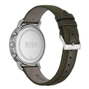 Hugo Boss 1513692 Spirit Quartz Chronograph Green Leather Watch Men