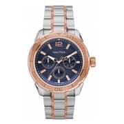 Nautica STL Quartz 2 Tone Stainless Steel Watch For Men NAPSTL005