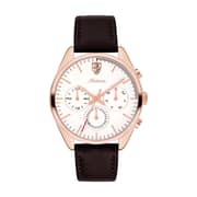 Ferrari 830504 Abetone Quartz Brown Leather Watch Men