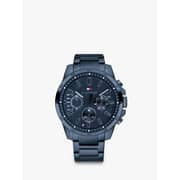 Tommy Hilfiger Decker Blue Metal Watch For Men 1791560