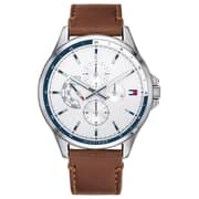 Tommy Hilfiger Shawn Brown Leather Watch For Men 1791614