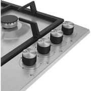Beko 60cm Built-in Gas Hob, 4 High Efficiency Gas Burners, Stainless Steel - HIAW64225SXL