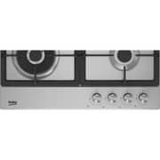 Beko 60cm Built-in Gas Hob, 4 High Efficiency Gas Burners, Stainless Steel - HIAW64225SXL