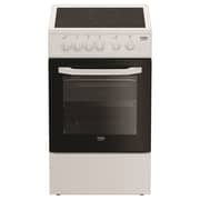 Beko 3 Ceramic Hobs Cooker CSS48100 GW