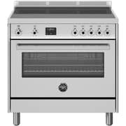 Bertazzoni Ceramic Range Cooker with Electric Oven 90x60, Stainless Steel