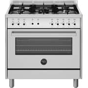 Bertazzoni Full Gas Range Cooker 90x60, Stainless Steel