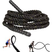 Max Strength Battle Rope Black 15mx38mm