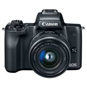 Canon EOS M50 Mirrorless Digital Camera Black With EF-M 15-45 IS STM Lens + Vlogger Kit