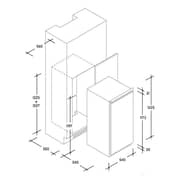 Candy Built-In Upright Refrigerator 200 Litres CIO225E19