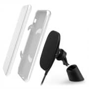 Moshi SnapTo Magnetic Car Mount With Wireless Charging Black