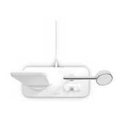 Zens Dual Dock Wireless Charger White With Lightning Port