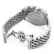 Emporio Armani Chronograph Silver Metal Watch Men AR0373