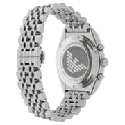 Emporio Armani Chronograph Silver Metal Watch Men AR0373