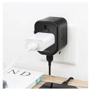 Rock 5V/3A Dual USB Universal Adaptor Black
