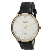 Omax Dome Series Brown Leather Analog Watch For Men DC001C35I