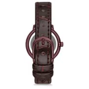 Omax Dome Series Brown Leather Analog Watch For Women DCD002F55I